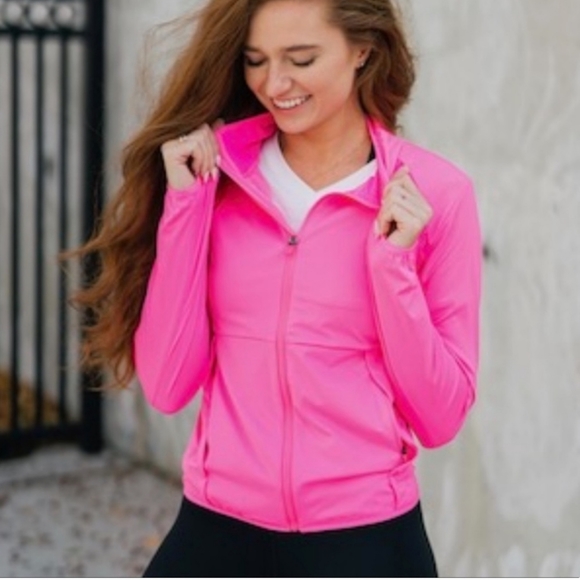 ZYIA Jackets & Blazers - Zyia Active Hot Pink Pro Trainer Jacket Barbie Core Active Women's Size XXL